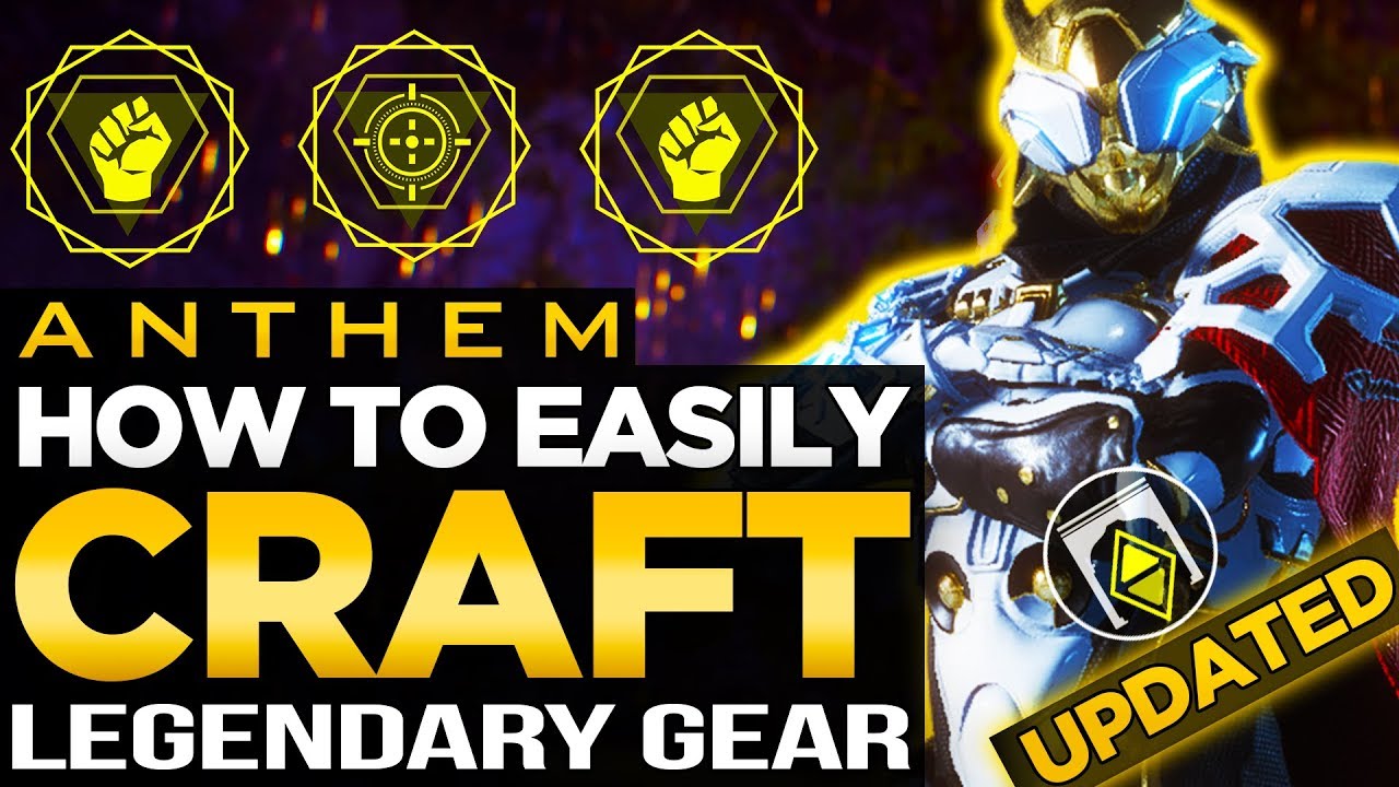 Anthem | Changes to Guardian Tokens & Legendary Crafting
