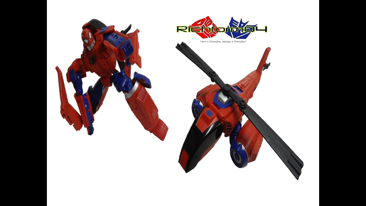 Transformers Marvel Crossovers Spider-Man (instruction video)