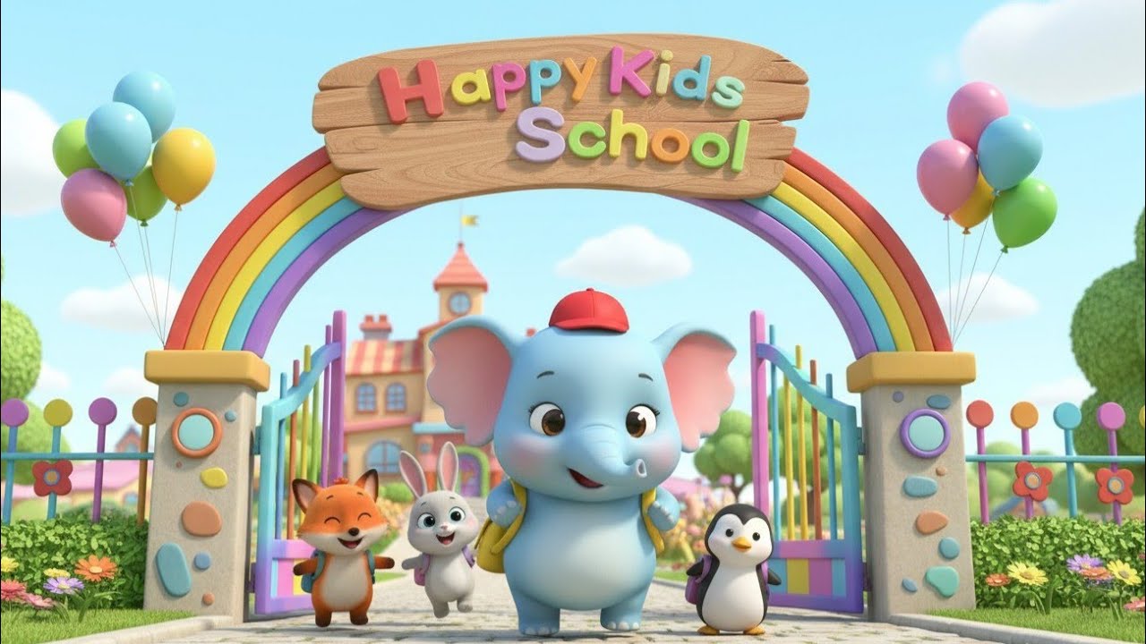 WOW Mota Hathi 😍 |एक मोटा हाथी स्कूल चला|🐘🎒| Fun School Song | Hindi Rhymes for Kids|Raghu Rhymes