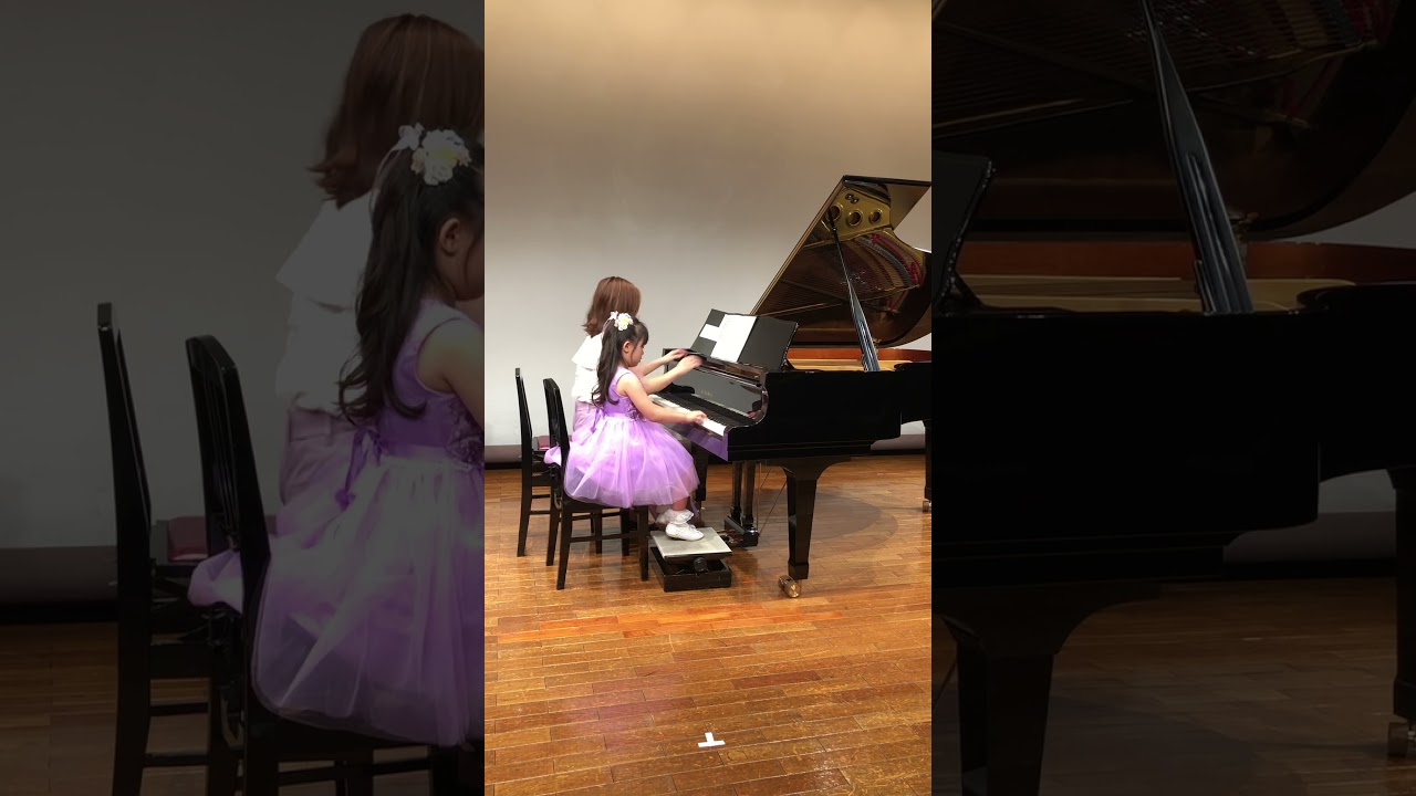 ラプンツェルより　「輝く未来」　連弾　瑠花6歳とママ