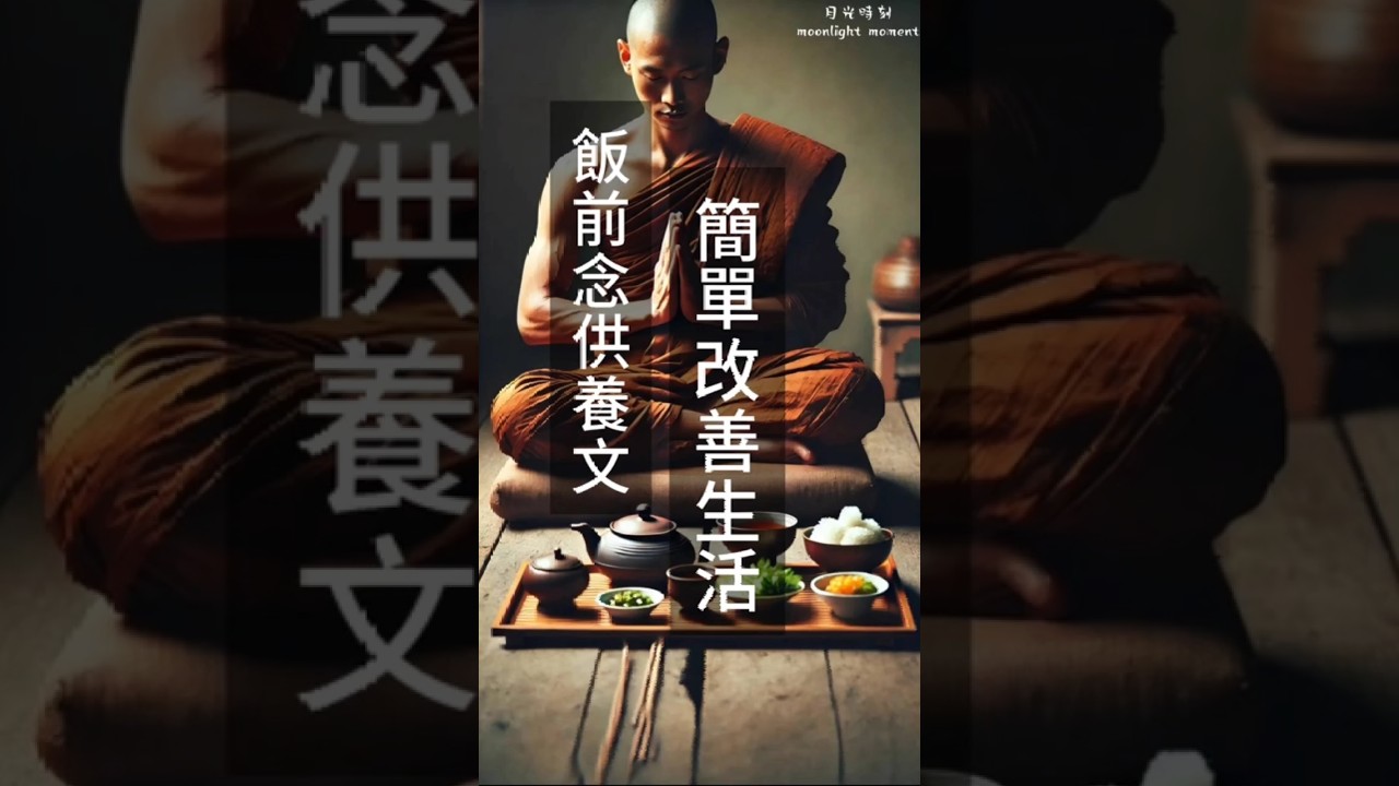 &ldquo;供養唸誦&rdquo;簡單積福德 #齋食#肉類不宜供 易失慈悲心，説明區補充#人生感悟 #正能量 #智慧#佛教#佛法 #佛禪 #佛