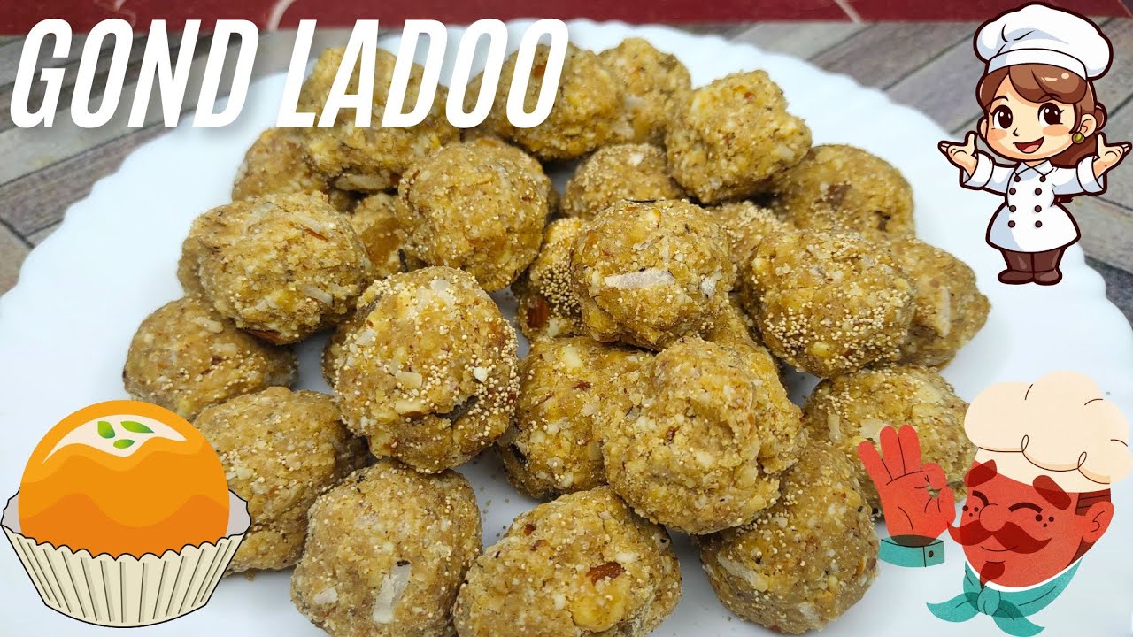 Winter Special  ❄️⛄- Gond ka Ladoo (Dry Fruits wale) Banane ki Recipe 👌😋