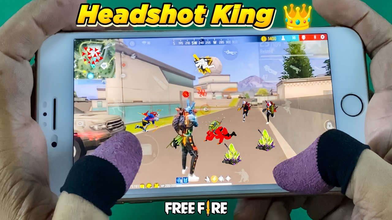 23 Kills 💪SCAR + MP40 99% Headshot Rate ⚡️| Solo Vs Squad Full Gameplay | iPhone 8 Plus Free Fire 
