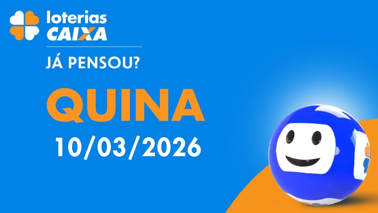 Resultado da Quina - Concurso nº 6972 - 10/03/2026