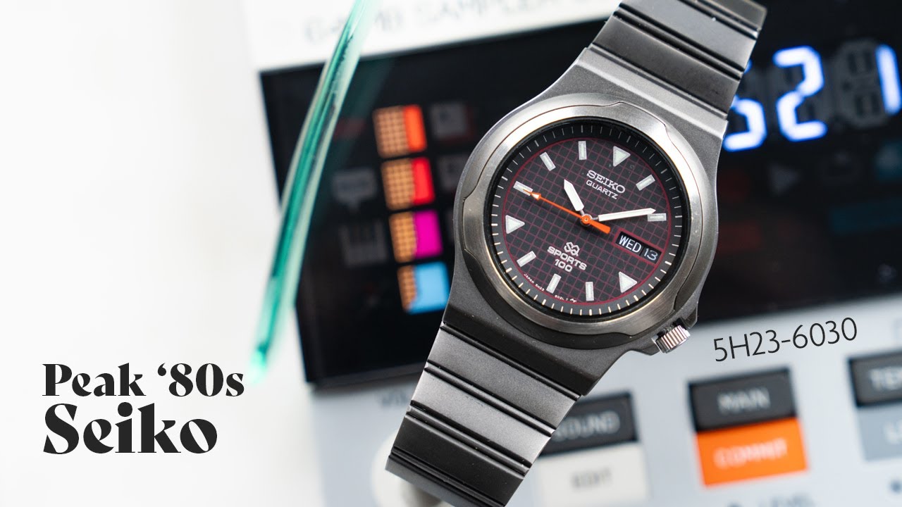 This Seiko is Peak '80s Retro Cool