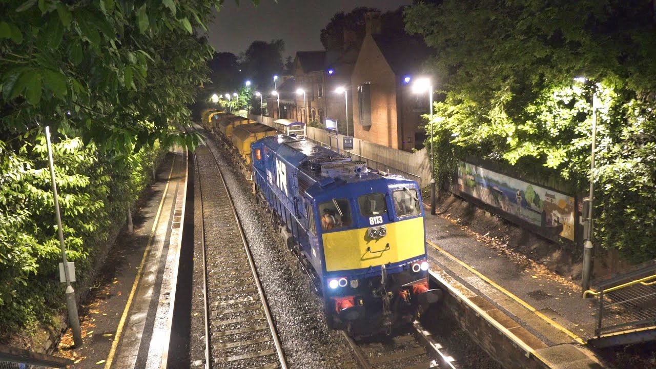 NIR 111 class locomotive (8113) on Ballast Train duties @ Poyntzpass & Bangor