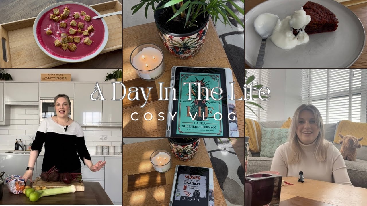 Vlog: Autumnal Beetroot Soup & Cake | Books | Kitchen talks