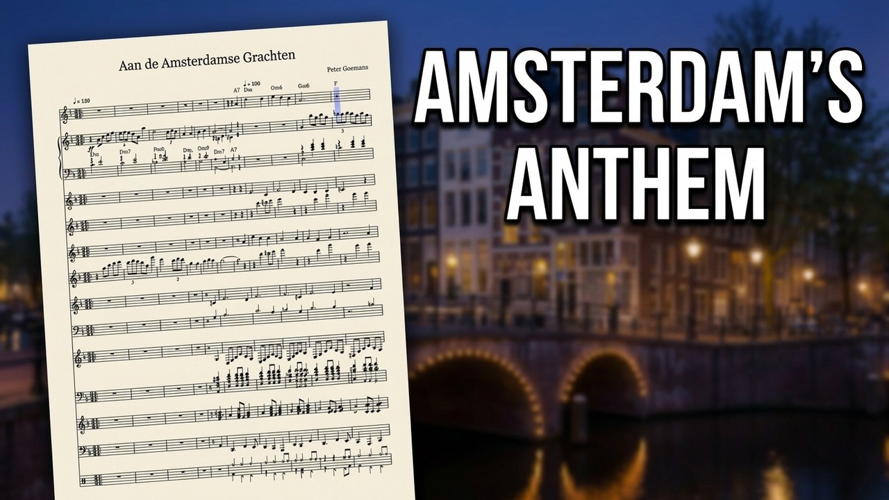 Aan de Amsterdamse Grachten - Piano en voice