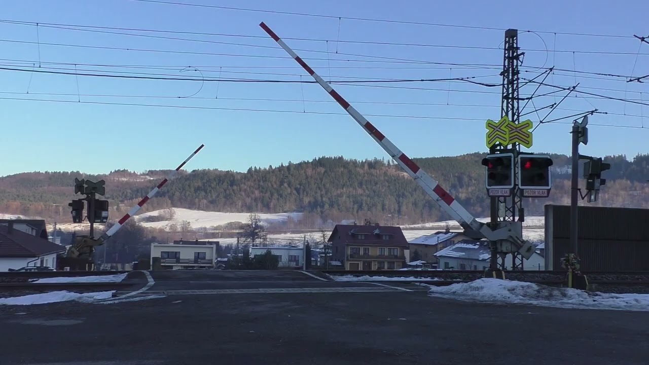 Železniční přejezd Mosty u Jablunkova #2 - 18.1.2026 / Railroad crossing