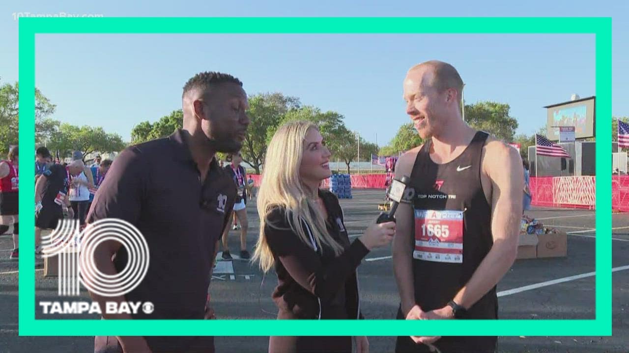 Skyway 10K 2022: Chatting with the first person who crossed the finish line
