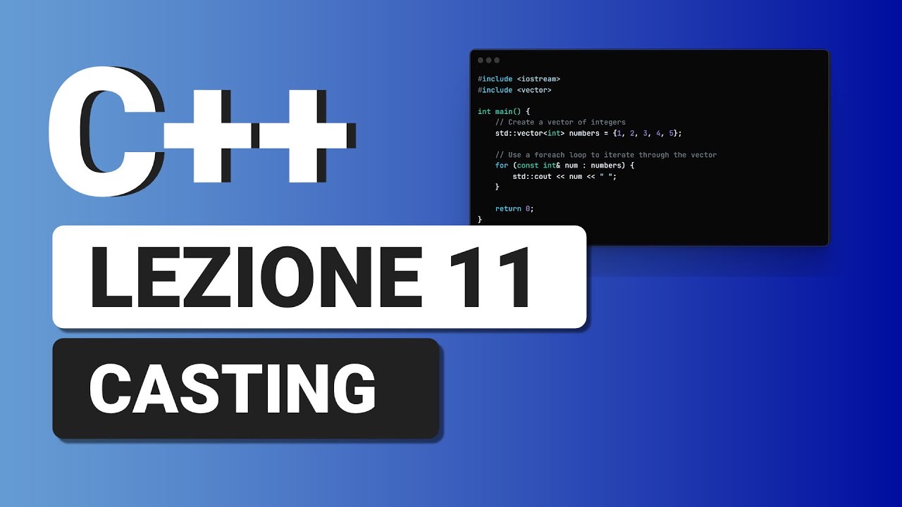 Casting dei valori - C++ Tutorial Italiano 11