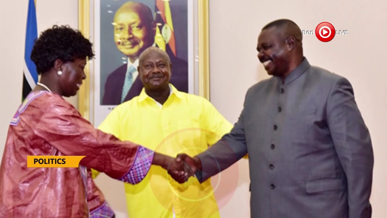 Kadaga and Oulanyah before Museveni on who will be the Speaker of the 11th Parliament 2021-2026