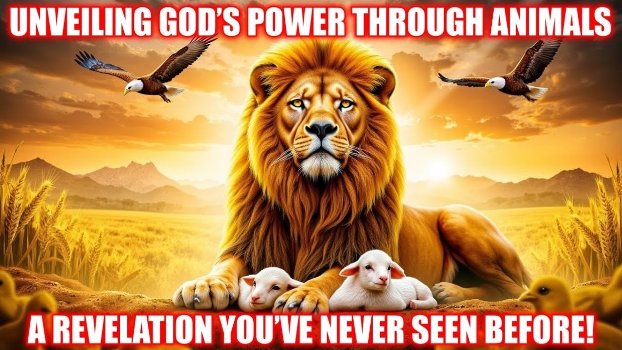 GOD'S CHARACTER REVEALED IN ANIMALS 🦁🕊️🐑—A NEW PERSPECTIVE THAT WILL AMAZE YOU!