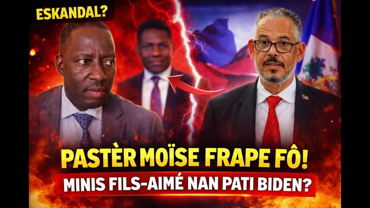 Pastè Moïse Fè Gwo Deklarasyon/Gen yon Minis  Fils-Aimé ki Manm Pati Biden nan