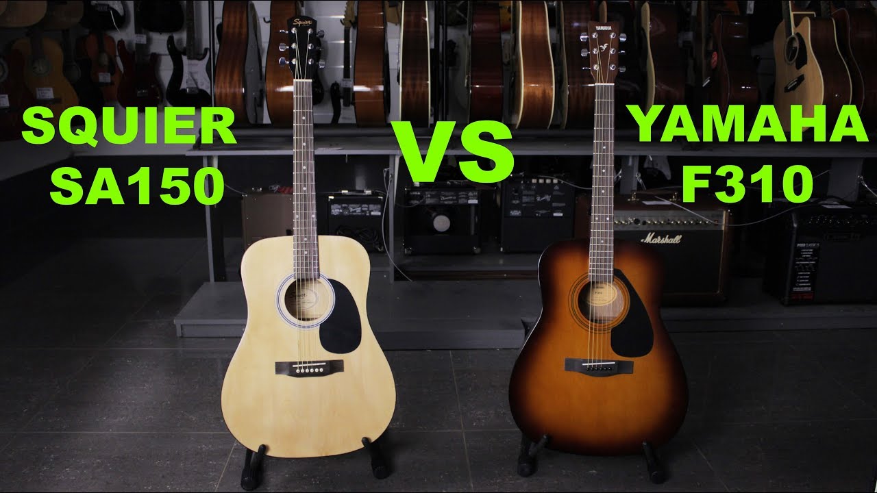 Squier SA150 VS Yamaha F310 - Guitar Battle #13