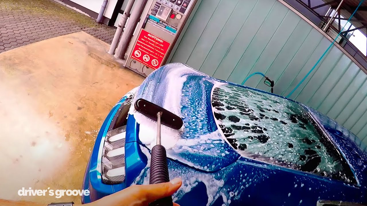 Auto in der SB Box waschen für 5,50€