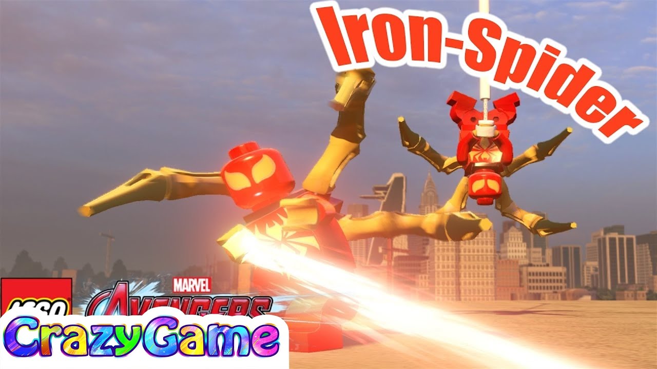 Lego Iron Spider-Man (DLC Character) - Lego Marvel's Avengers Free Roam