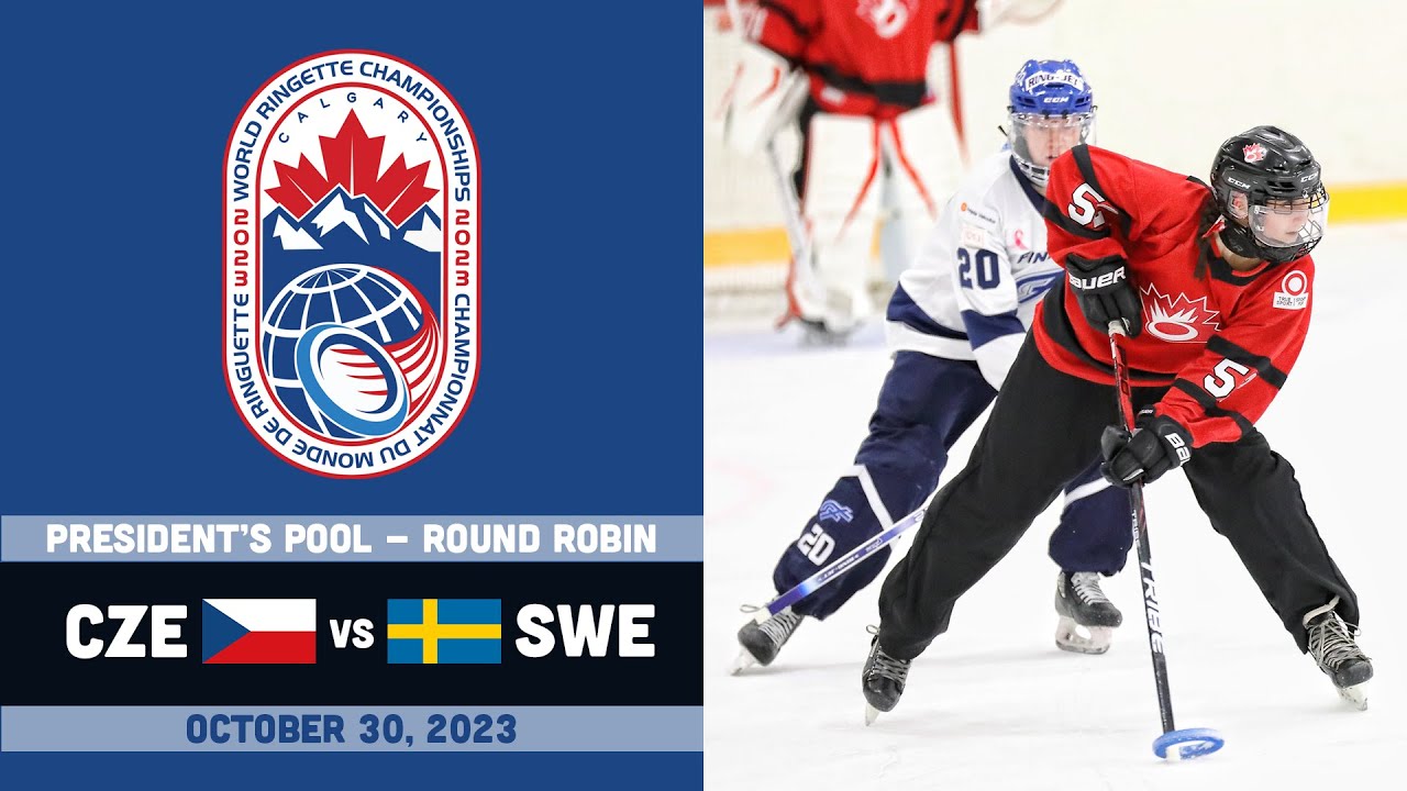 2023 World Ringette World Championships ⭕ President’s Pool: Sweden vs Czech Republic [Oct 30, 2023]