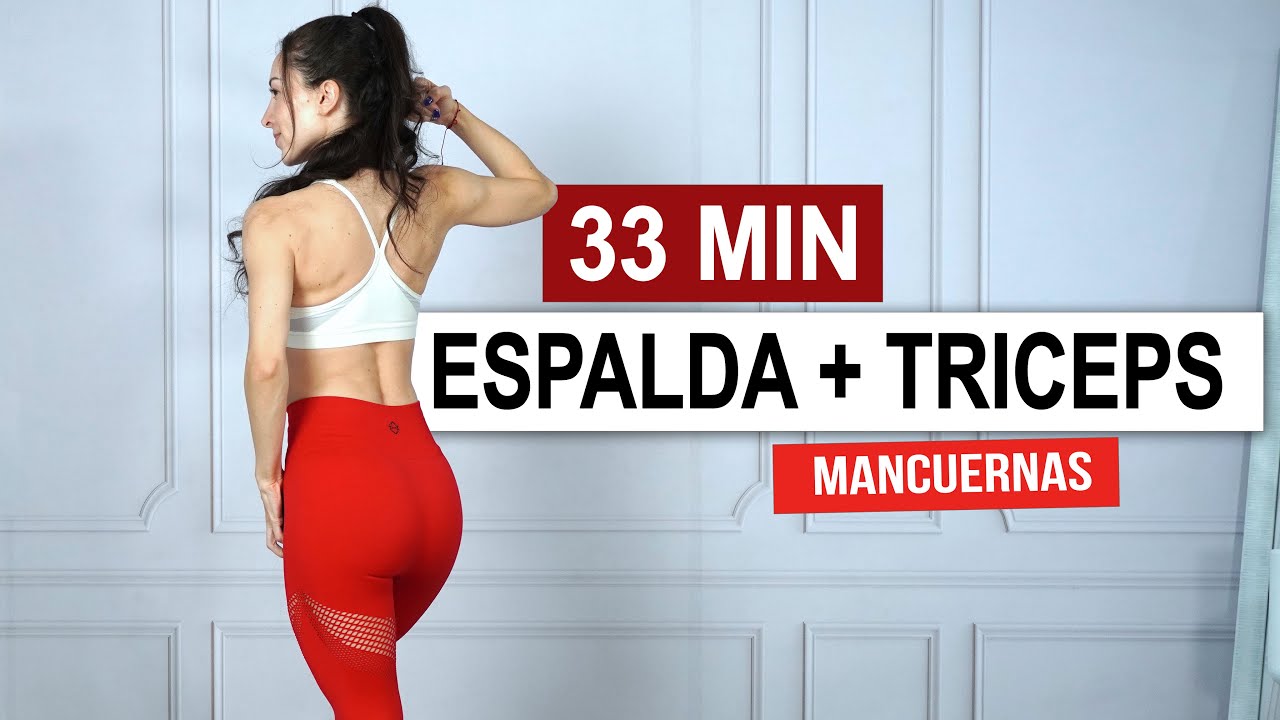 Rutina de Espalda y Triceps | Sólo Mancuernas | SUPER SETS 💪🏻
