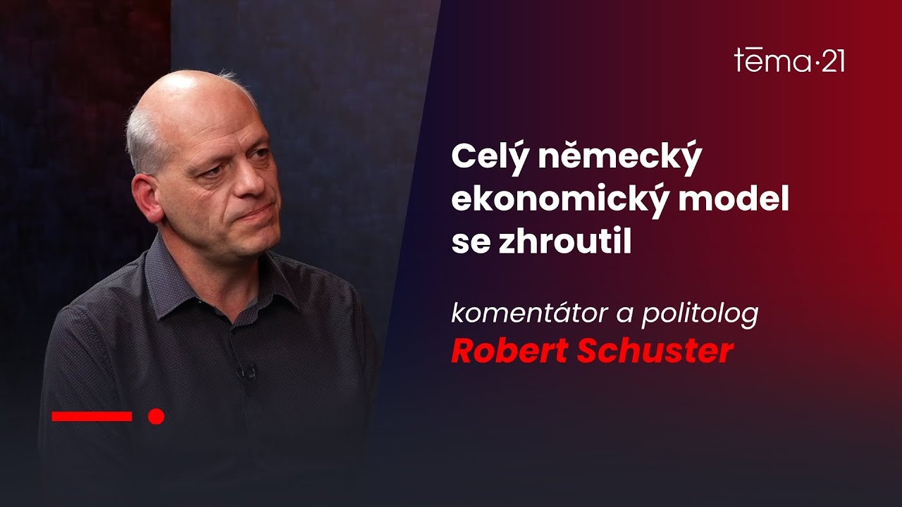 Celý německý ekonomický model se zhroutil, říká komentátor a politolog Schuster