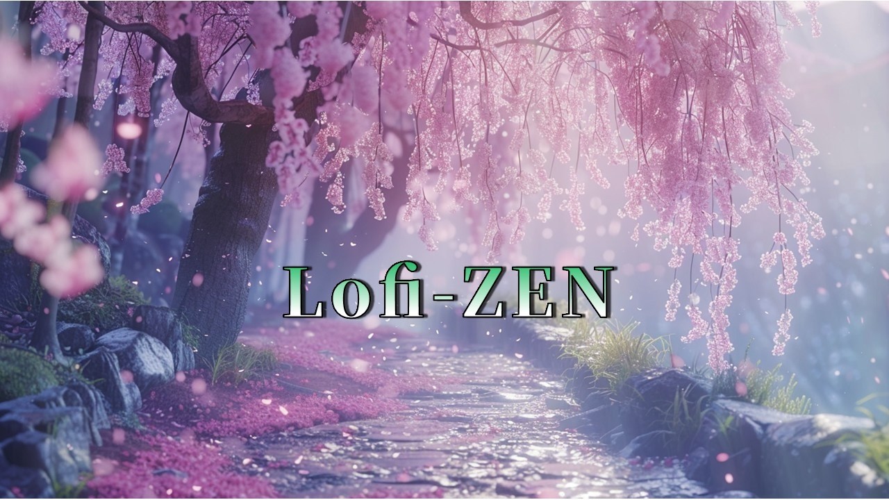 【Japanese Zen Lofi】Painful First Love | SAKURA FUBUKI  桜吹雪 85 MIN |  Minimalist Zen Lofi for Focus