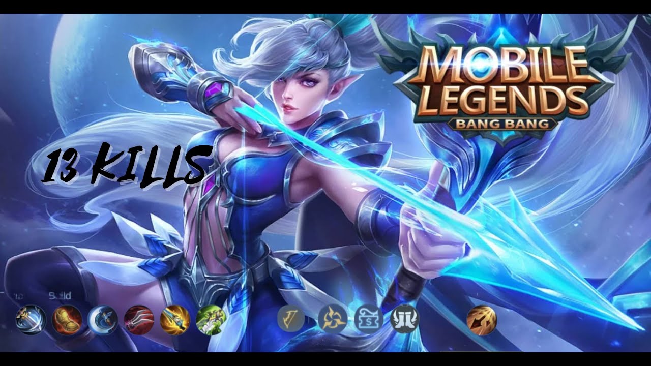 How to Carry with Miya in High Rank! 🌟 13 Kills Gameplay & Build