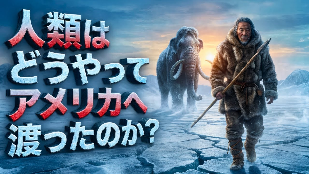 2万5000年前の失われた大陸ベーリンジア！人類が氷の壁を越えた化石記録とは？