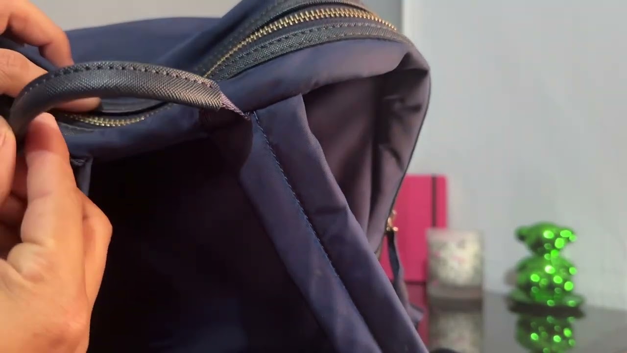 REVIEW Bagpack TOUS color marino l Colección Brunock Chain :) l Mochila tous uso semi rudo l Blue