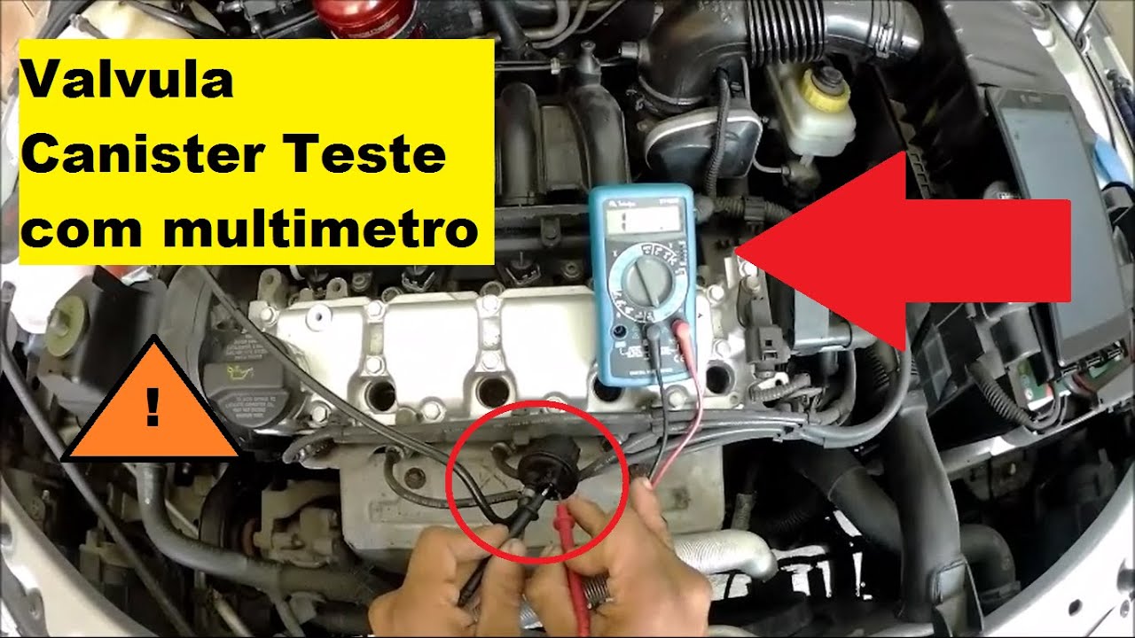 válvula canister Voyage g5 Teste com Multímetro