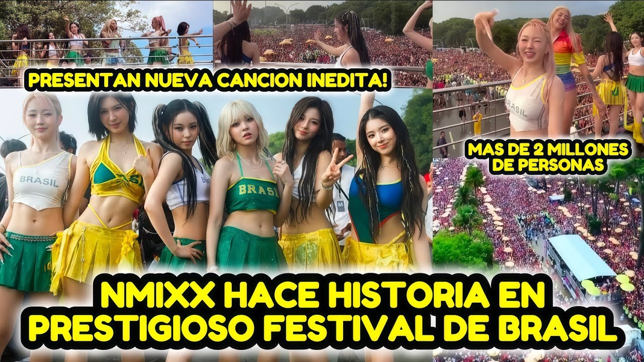 NMIXX HACE HISTORIA EN FESTIVAL BRASILEÑO 2026 + REVELAN NUEVA CANCION INEDITA ...