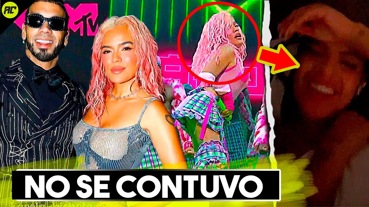 Anuel y Karol g se Encuentran Cara a Cara en los VMAs. Yailin se ríe del twerking de la Bichota.