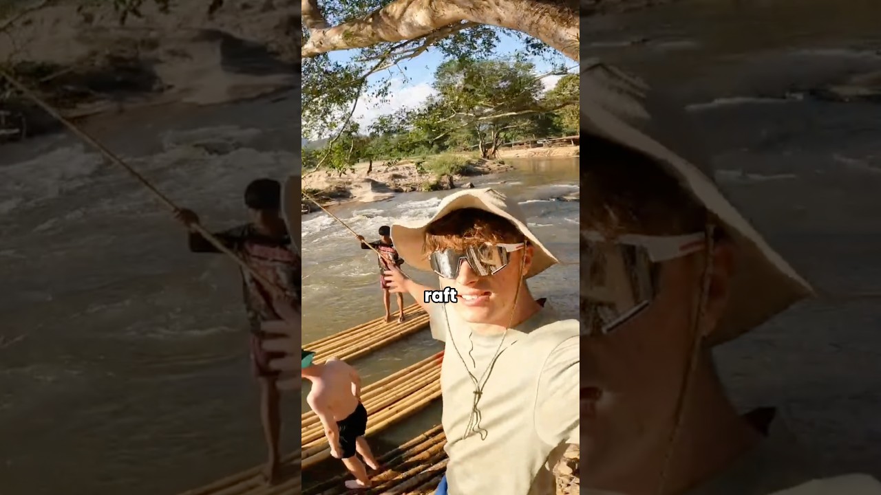 РАФТИНГ ПО БАМБУКУ В ТАИЛАНДЕ 😍 #fyp #bamboorafting #thailand