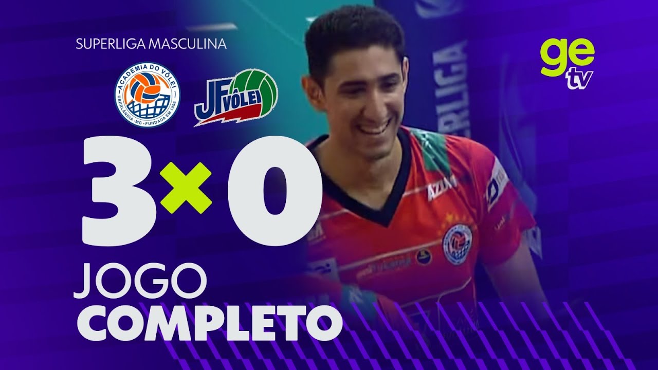 JOGO COMPLETO: MONTE CARMELO X JF VÔLEI | SUPERLIGA MASCULINA | ge tv