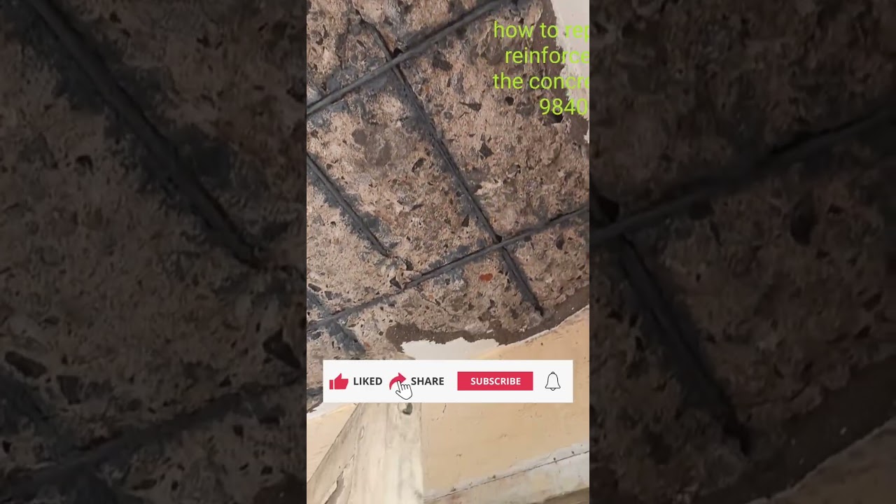 how to repair | corroded reinforcement rod building repairs in chennai | #waterproofing