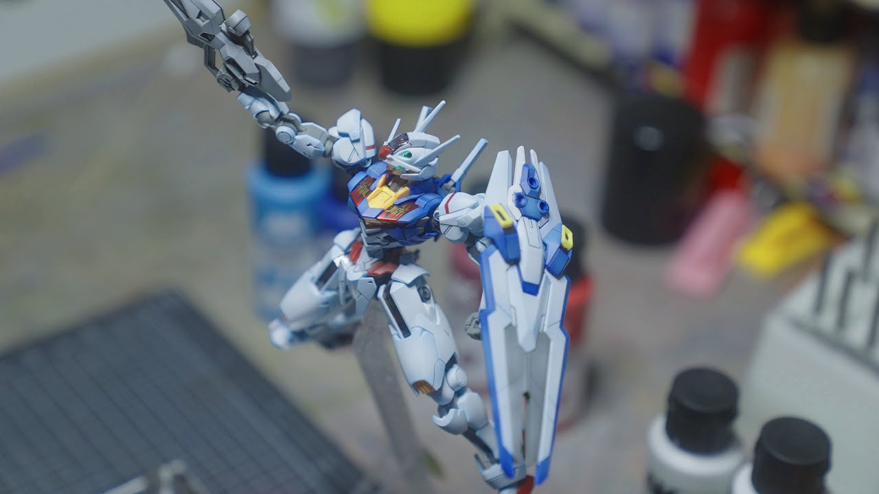 AK Dual EXO paint Tested on The Aerial Gundam HG │Speed build