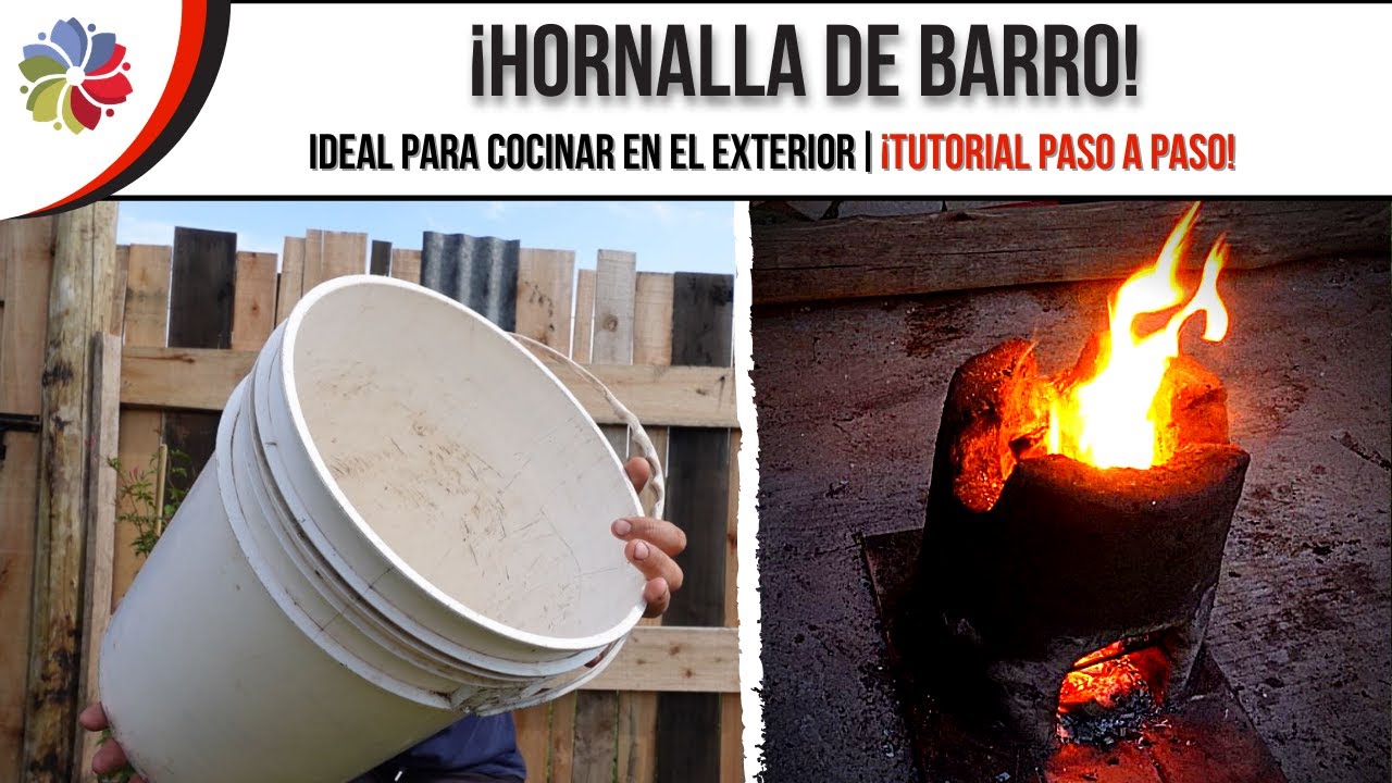 🔥 HORNALLA de BARRO, ARENA y PAJA para exteriores.