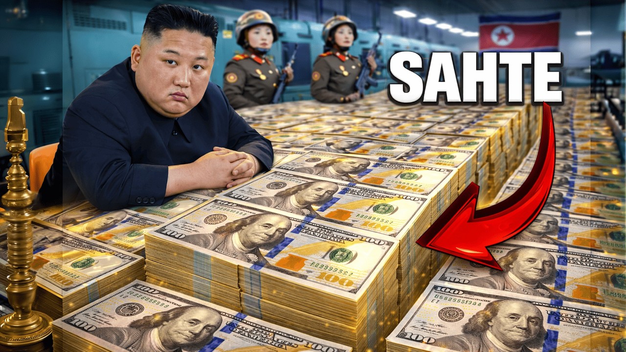 KUZEY KORENİN İNANILMAZ SAHTE PARA OLAYI !