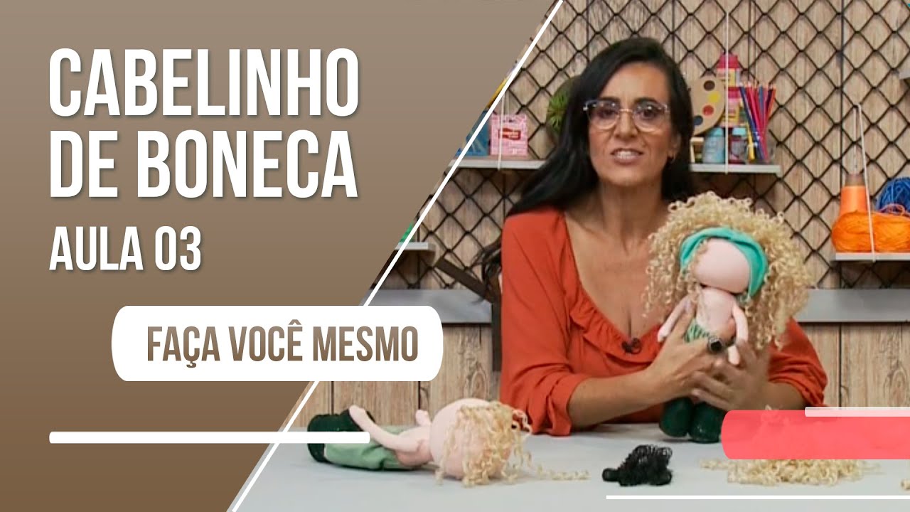 Minicurso de bonecas: veja como fazer os cabelos da boneca russa