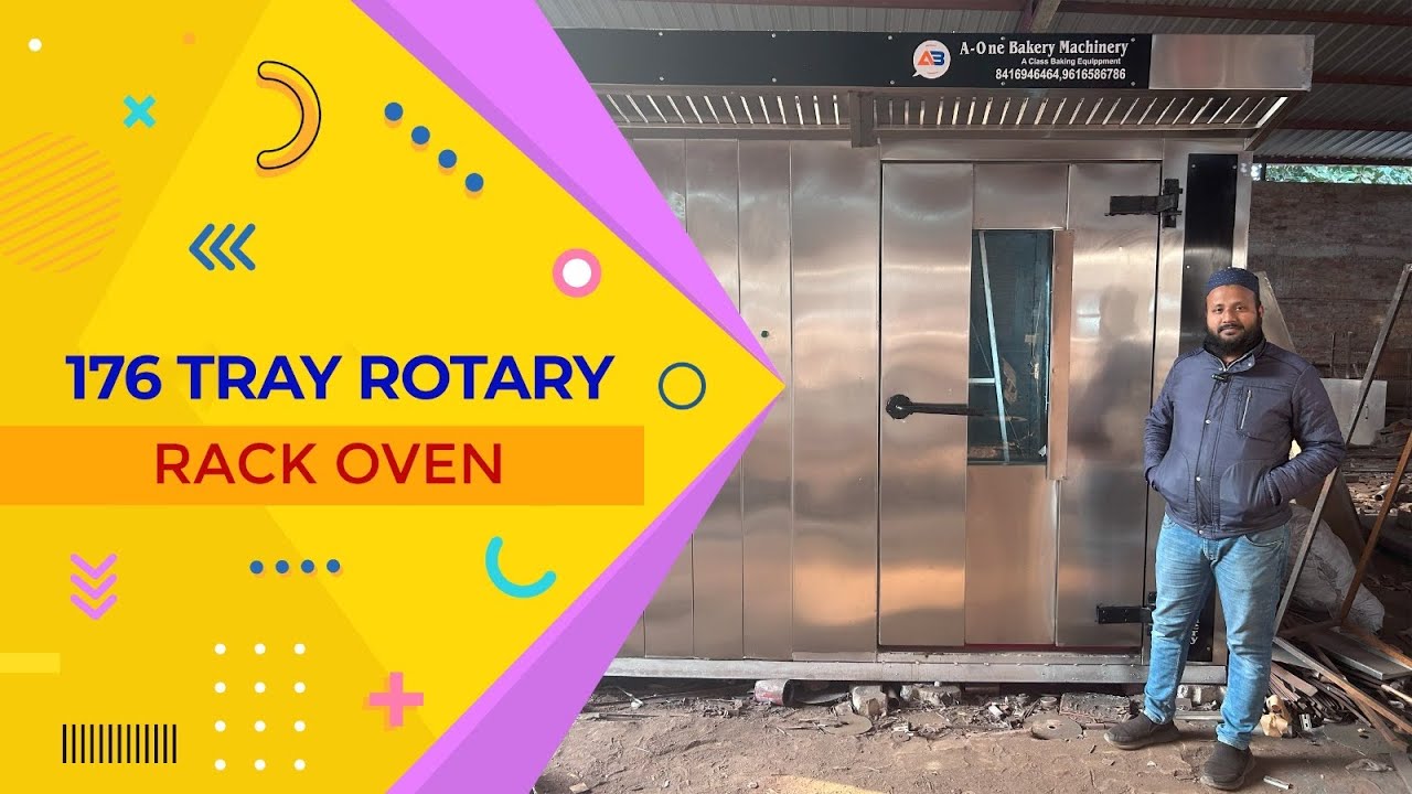 176 Tray Wood Fired Rotary Rack Oven