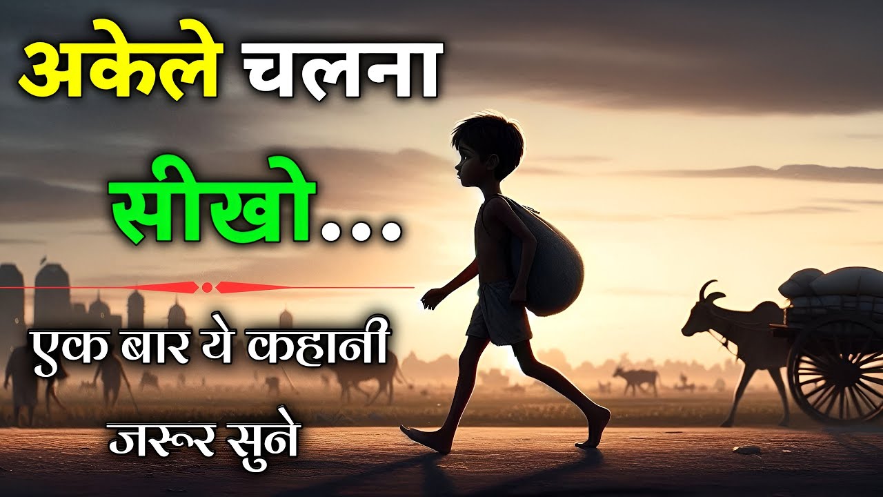 अकेले चलना सीखो | buddhist Motivational story | truth of life #trending  #story