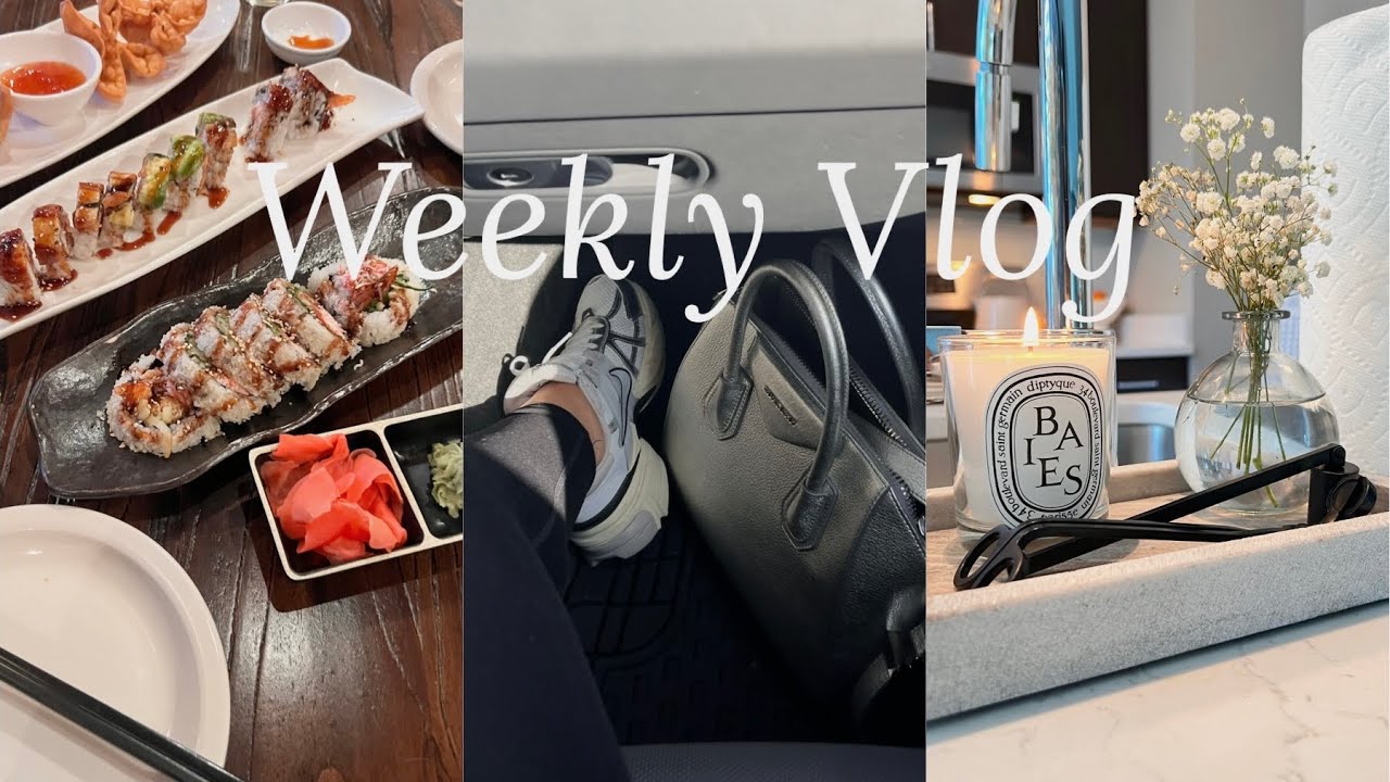 WEEKLY VLOG| y'all were right + sushi date + extra curricular activities + cook & clean with me