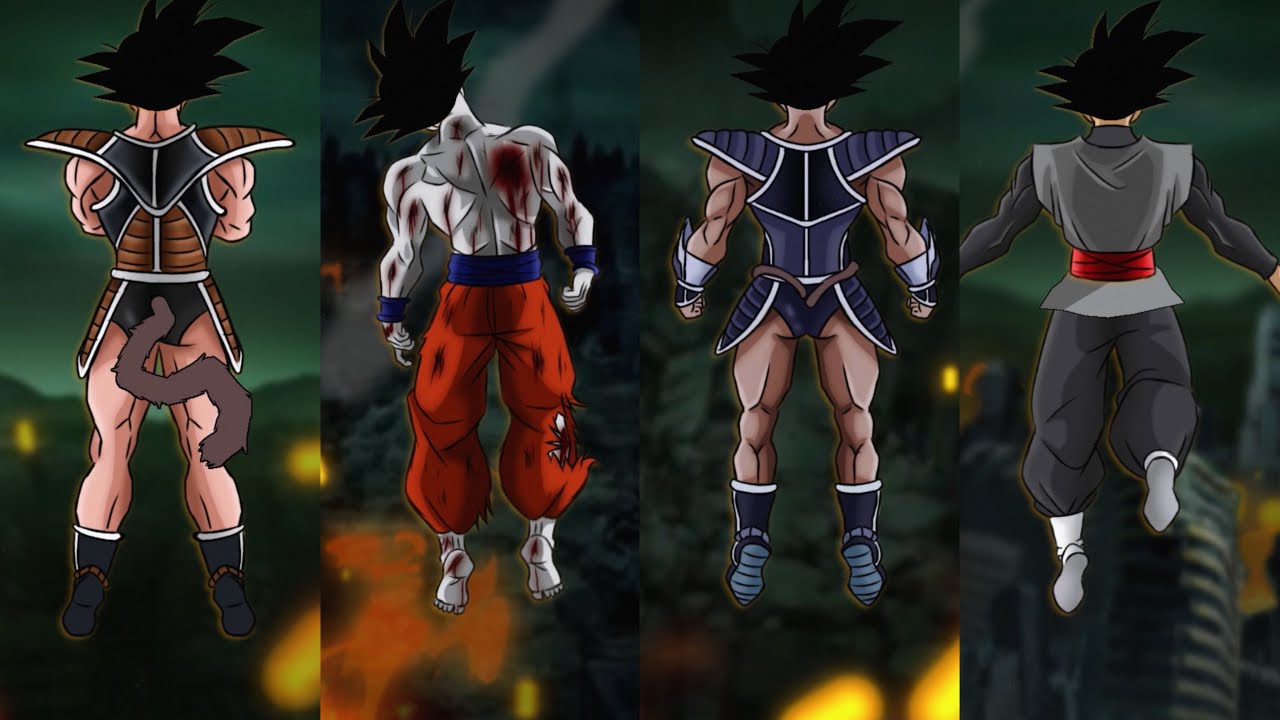 Goku Variants Overlooking Destruction | Stick Nodes Animation | Dragon Ball Fan Animation