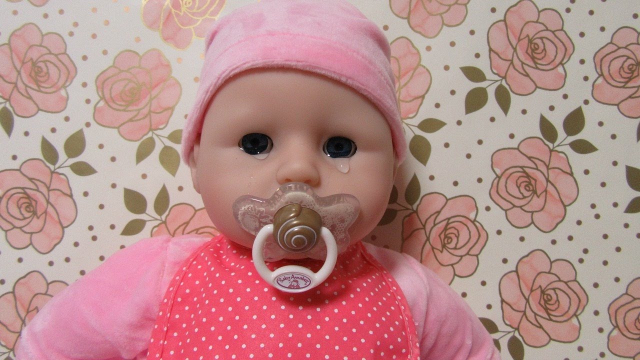Zapf Creations Baby Annabell Doll Unboxing +baby doll cries real tears+pacifier sucking doll+feeding
