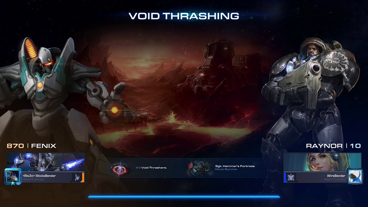 StarCraft II Co-op: Void Thrashing Fenix Speedrun