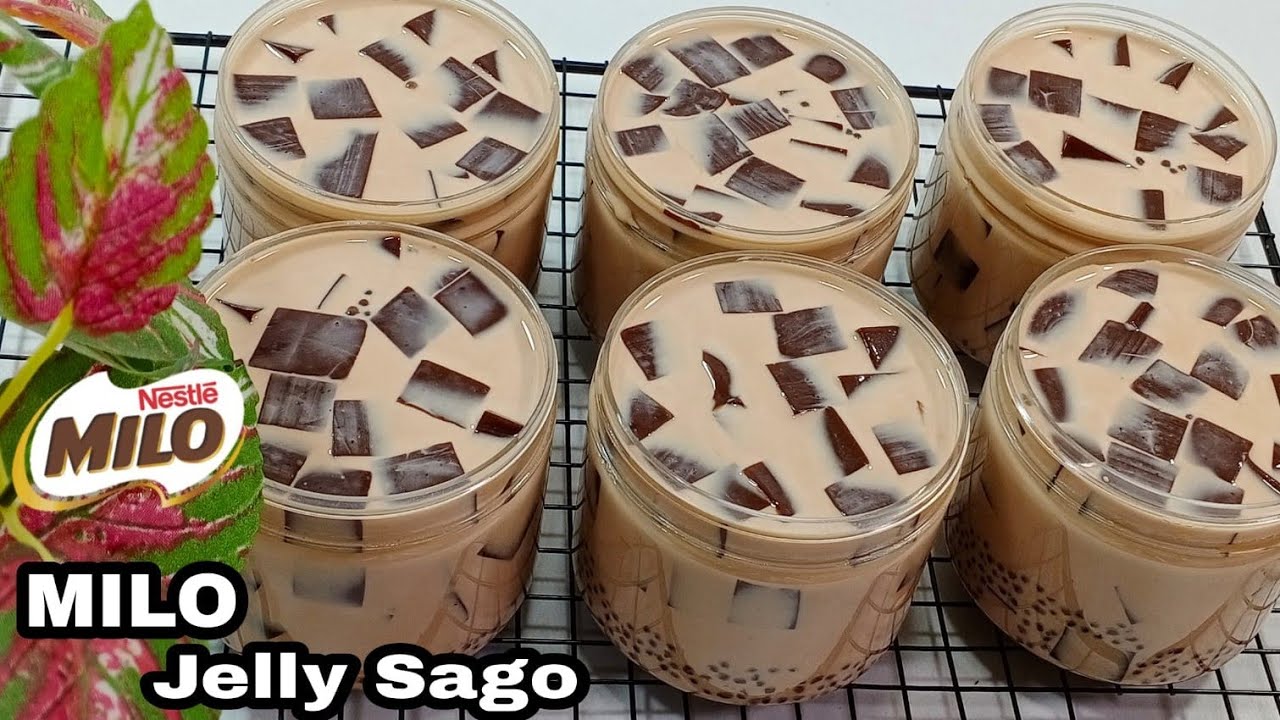 DIJAMIN LARIS MANIS‼️MILO JELLY SAGO‼️ENAK,CREAMY,SEGER BANGET😍