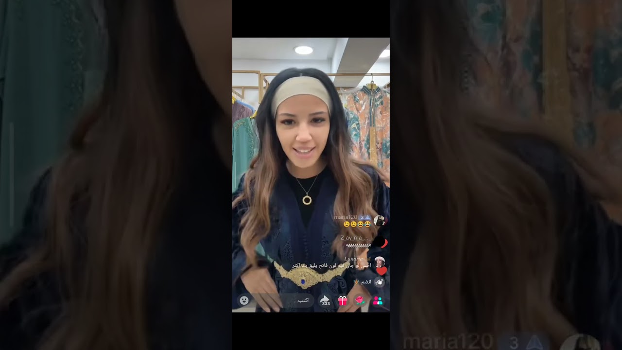 لايف منال 🔥 بتختار قفطان لعرس صديقها او صديقتها 😍🤭