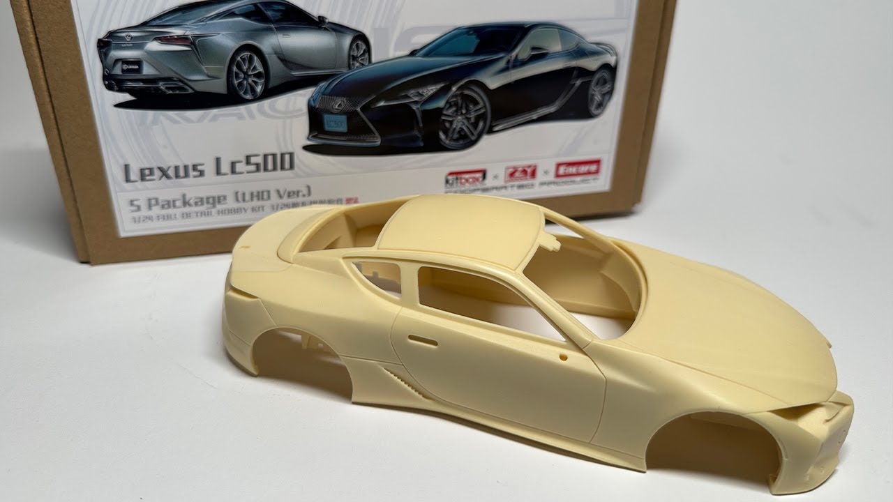 Unboxing: Lexus LC500 PZY Model & KitBox Model Kit