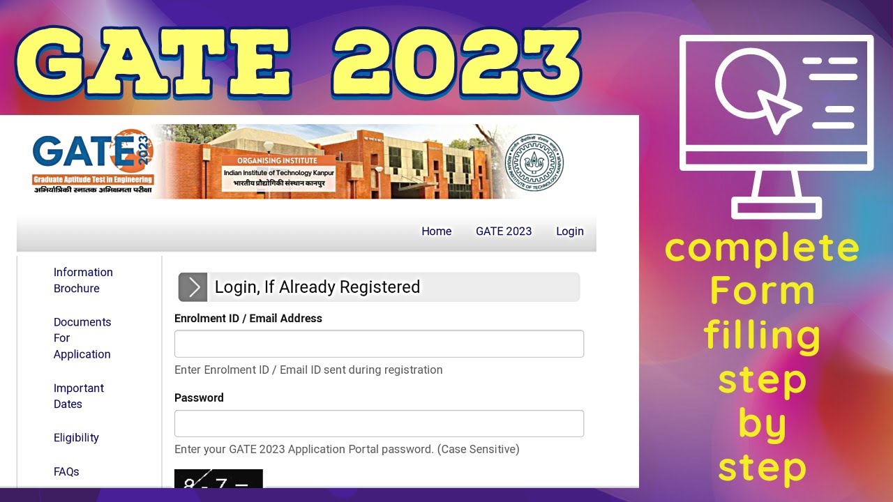 How to Apply GATE 2023 ? ( Complete step by step)