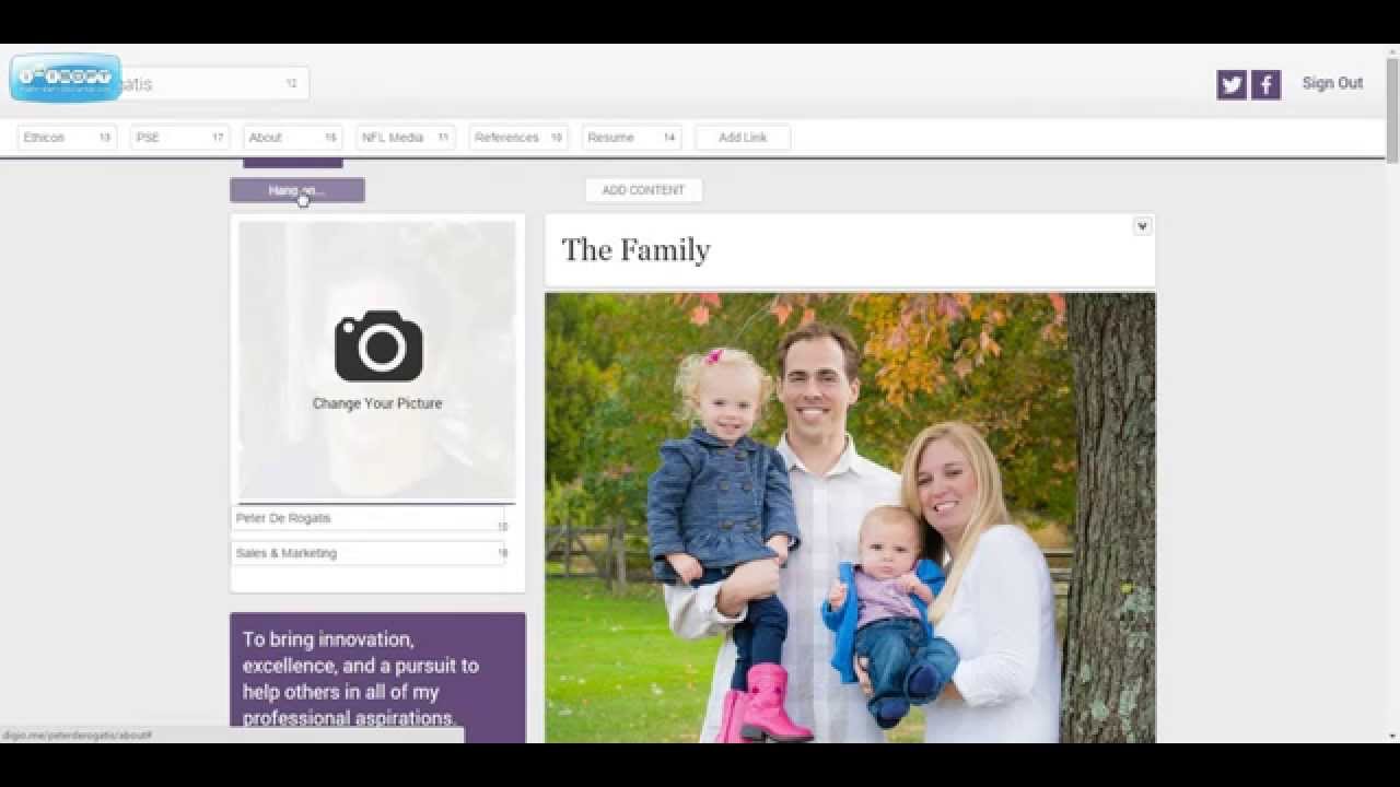 Digio Career Portfolios: Editing Your Mission Statement
