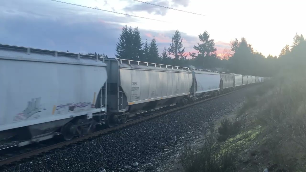 BNSF X-PSAABE headed east on march 9th and 7:04 PM